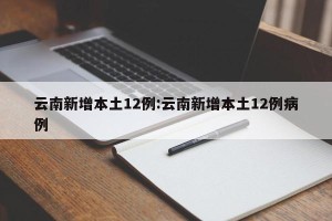 云南新增本土12例:云南新增本土12例病例